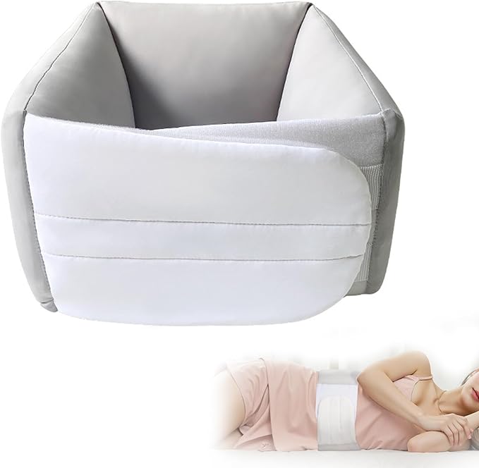 Lumbar Support Pillow for Sleeping – Adjustable Waist Cushion for Lower Back Gap – Breathable Ice-Silk Memory Foam for Side & Back Sleepers, Bed & Sofa Rest