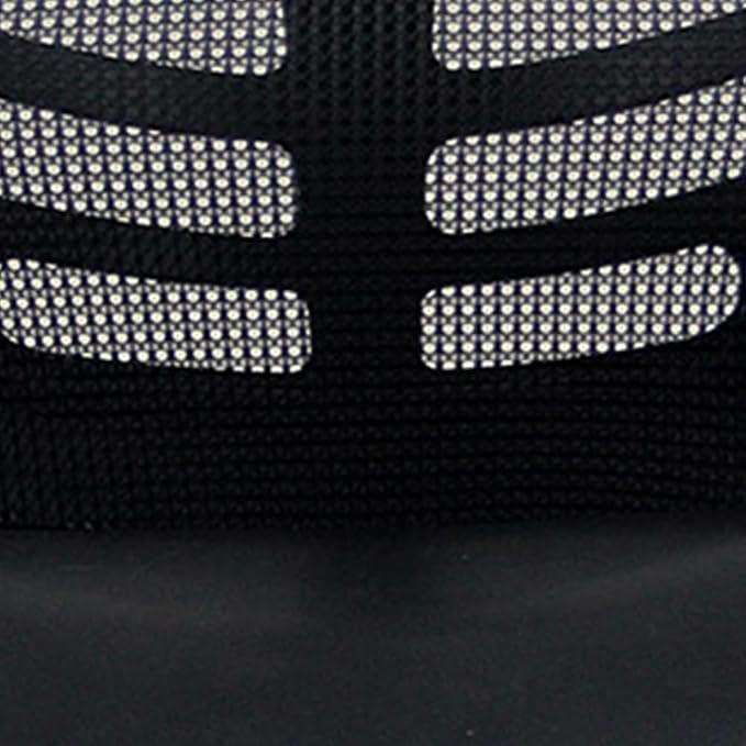 Stylish Mid-Back Mesh Office Chair With Adjustable Arms. Color: Black