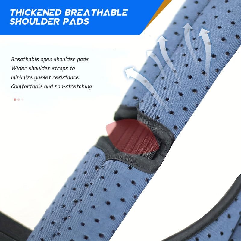 Posture Corrector for Women & Men, Adjustable Back Brace for Neck Shoulder Upper Back Pain Relief, Breathable Back Straightener with Clavicle Support - Strangulation-Free Design