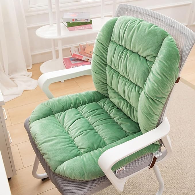 Desk Chair Cushion Office Chair Cushions with Removable Cover Soft Seat Pad Dorm Seat Pad with Back Support Rocking Chair Cushions,90×50cm