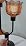 Mid Century Modern Table Lamp Dimmable Vintage Black Flower Lamp