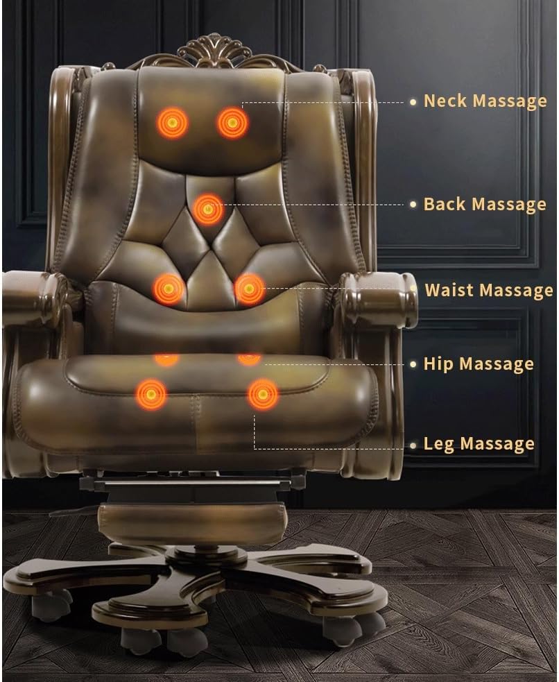 Recliner Leather Big Manager Shift Chair Home Office