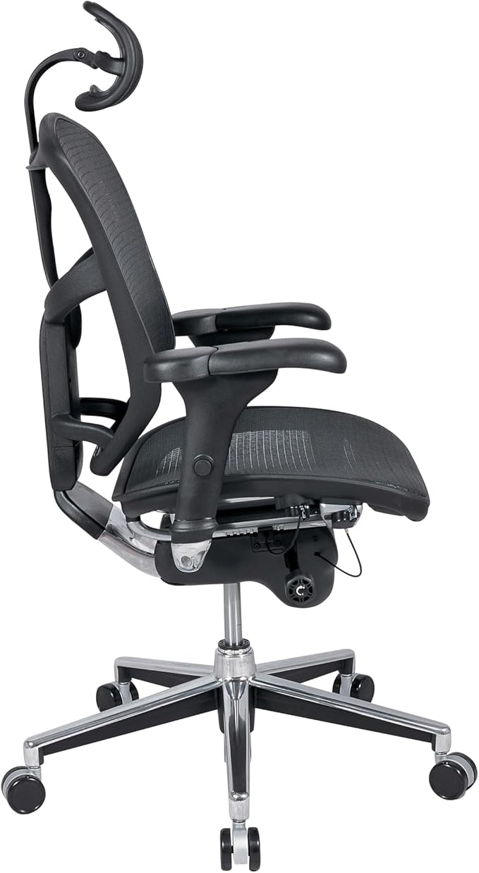 WorkPro® Quantum 9000 Series Ergonomic Mesh High-Back Executive Office Chair, Black, BIFMA Compliant