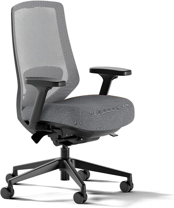 Branch Ergonomic Chair Pro - Mesh Office Chair with 14 Points of Adjustment - Height, Depth & Tilt Adjustable - 5D Armrests - Forward Tilt, Smooth Recline, and Lumbar Support - Boulder