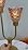 Mid Century Modern Table Lamp Dimmable Vintage Pink Glass Lamp Gift