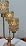 Lightdot Mid Century Modern Table Lamp Glod Glass Dimmable 3 Bulbs Included