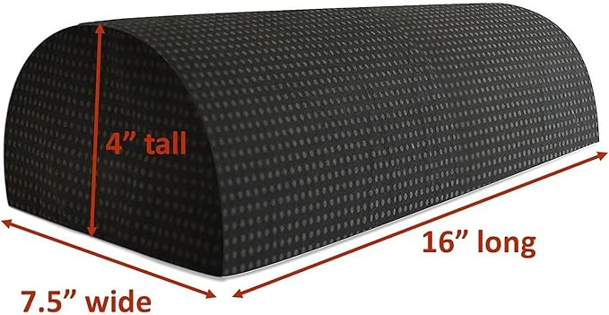 Half Moon Pillow for Leg Elevation | Ankle Knee Neck and Lumbar Support Bolster | Non-slip Removable Washable Cover by Comfort Home