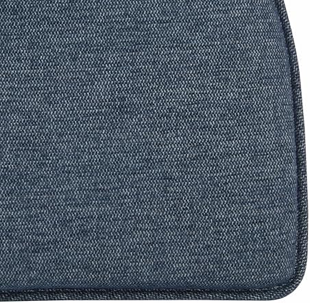 Klear Vu Raindrop The Gripper Non Slip Chair Cushions, Soft & Comfortable Seat Pad, Sitting Pillow for Kitchen, Dining or Office, 6 Count (Pack of 1), Blue