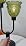 Mid Century Modern Table Lamp Dimmable Vintage Green Glass Lamp