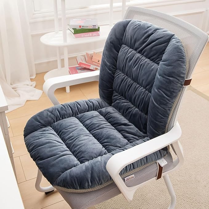 Desk Chair Cushion Office Chair Cushions with Removable Cover Soft Seat Pad Dorm Seat Pad with Back Support Rocking Chair Cushions,90×50cm