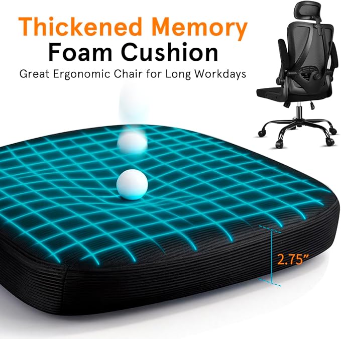 Office Chair, Gaming Chair Desk Chair Comfy Computer Chair Ergonomic Office Chair Mesh Office Chair with Rolling for Gaming Home and Office
