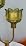 Lightdot Flower Table Lamp for Bedroom Vintage Green Glass Lamp Dimmable