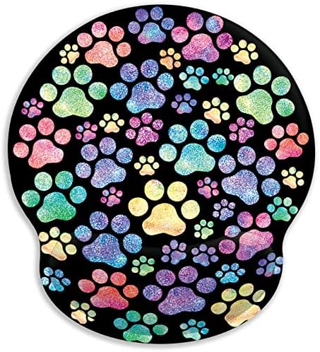 Blusabaca Dog Paw Ergonomic Mouse Pad Wrist Rest Mousepad Wrist Support