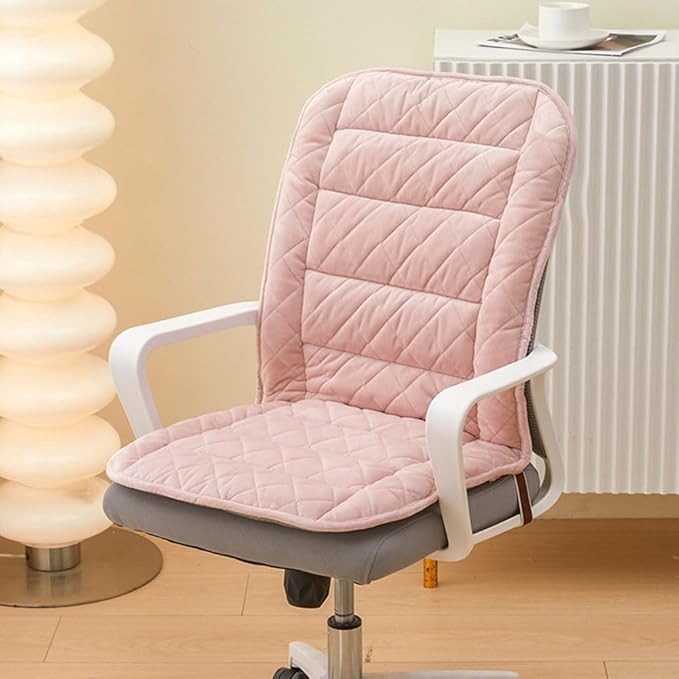 High Back Desk Chair Cushion Non-Slip Rocking Chair Cushions with Ties Office Seat Pads Gaming Seat Pad for Relax and Lazy Buttocks