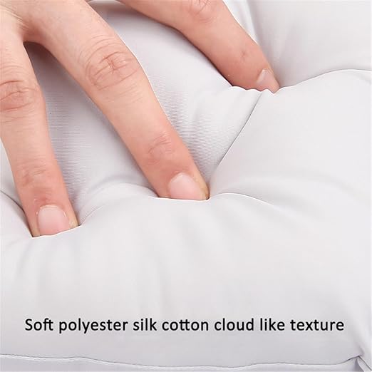 Lumbar Support Pillow for Sleeping, Lower Back Sciatic Nerve Pain Relief, Soft Silk Cotton Lumber Pillow for Bed, Adjustable Wrap Around Lumbar Cushion for Side, Back & Stomach Sleepers