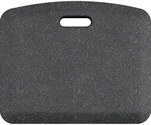 WellnessMats Mobile 23" L x 19" W x 1" Th Collection Anti-Fatigue Floor Mat, Polyurethane – Ergonomic Support Pad for Home, Kitchen, Garage, Office Standing Desk – Water Resistant - Made in USA