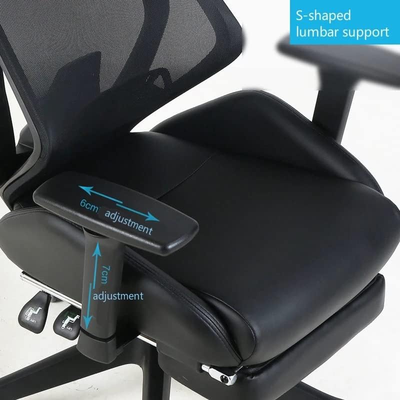 Ergonomic Reclining Office Boss Chair with Footrest Multi-Function Lifted Rotated Computer Protect Waist Gaming