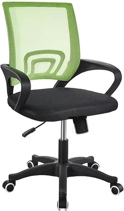 Office Chair Breathable Mesh Home Office Desk Chairs Backrest Office Desk Chair Load of 150kg Desk Chairs(Color:Green-)