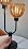 Mid Century Modern Flower Table Lamp for Living Room Dimmable Pink