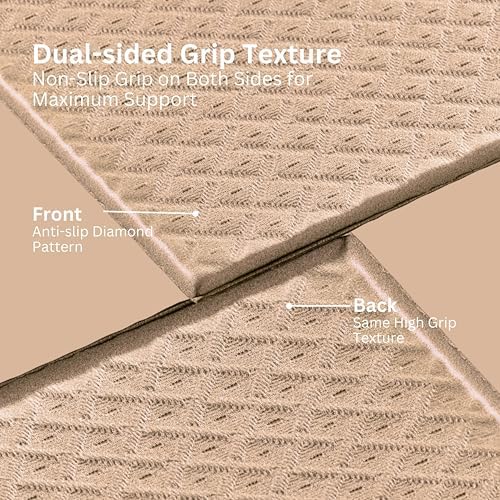 Foldable Yoga Mat, 72" x 24" x 6mm, Lightweight & Non-Slip
