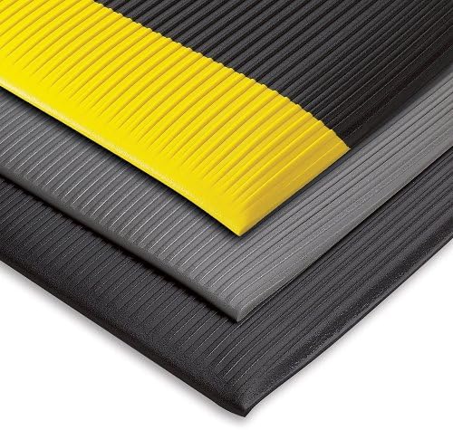 NoTrax 406 Razorback™ Ribbed Anti-Fatigue Mat, 2' X 6' Black