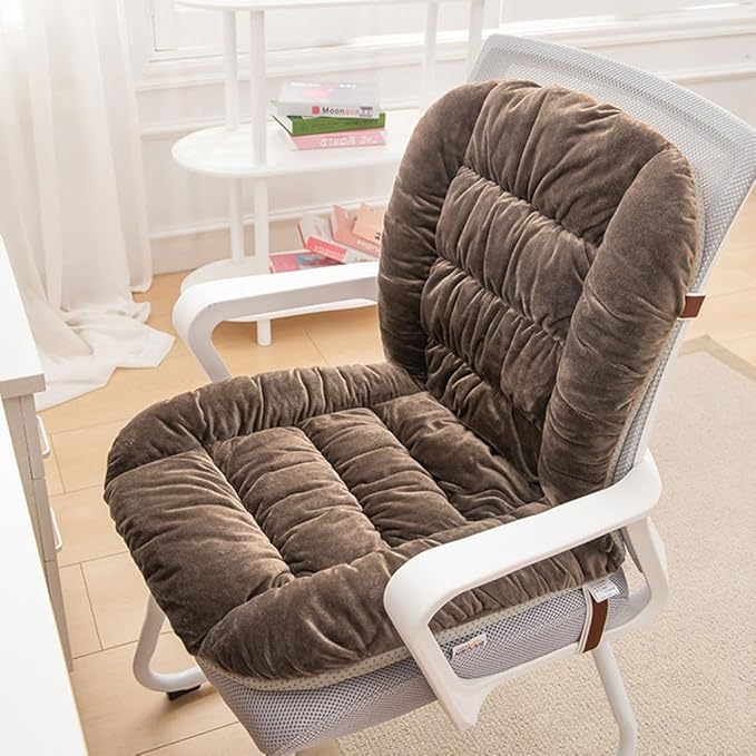 Desk Chair Cushion Office Chair Cushions with Removable Cover Soft Seat Pad Dorm Seat Pad with Back Support Rocking Chair Cushions,90×50cm
