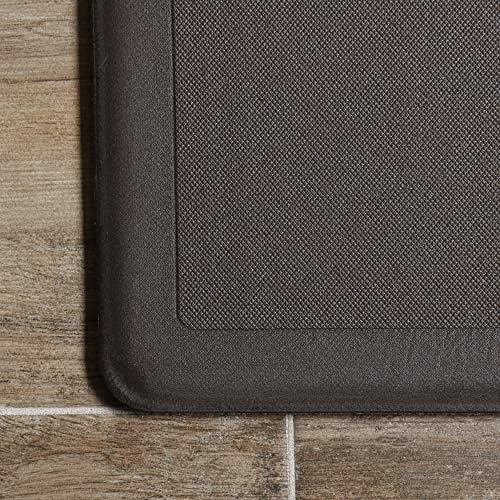 J&V TEXTILES Anti Fatigue Kitchen Mat - Kitchen Mat Cushioned Anti Fatigue, Kitchen Floor Mats Cushioned, Non Slip Waterproof Mat Standing Desk, 20x36x1/2 inches (Vino)
