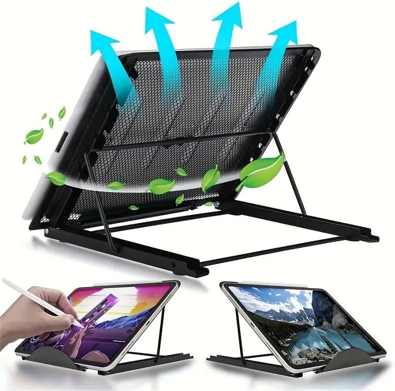 Huacan Light Box Pad Stand, Multifunction 7 Angle Points Skidding Prevented Tracing Holder for Laptop LED Light Table，7.48 x 9.45 inches