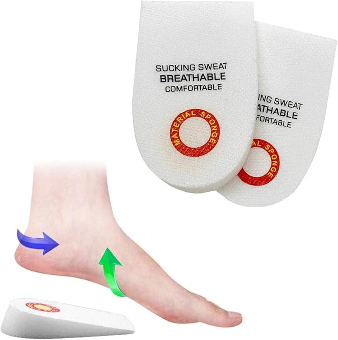 Kole Imports Memory Foam Heel Cushion Reduces Heel Shock and Pressure