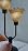 Lightdot Mid Century Modern Table Lamp Dimmable Black Vintage Glass Lamp