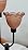 Lightdot Mid Century Modern Table Lamp Dimmable Vintage Red Glass Lamp Gift