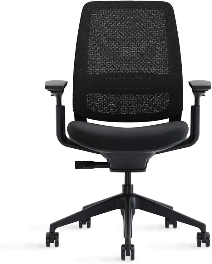Steelcase Series 2 Office Chair, Graphite Frame, Cogent Connect Nickel