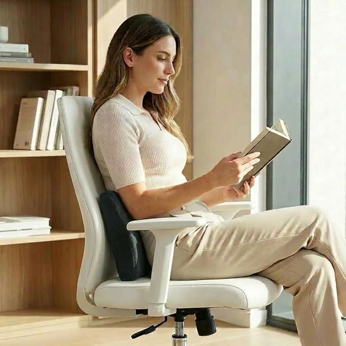 Lumbar Pillows-Lumbar Support Pillow,Chair Pillows-Memory Foam,Black