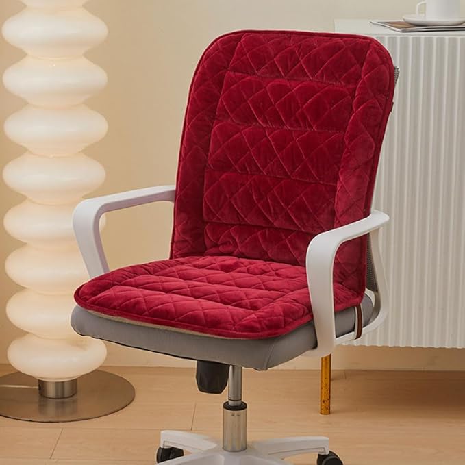 Office Chair Cushion - Soft Seat Non-Slip Rocking Chair Pads with Ties - High Back - 100 * 48cm