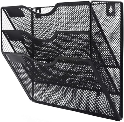 Kuntine.B Wall File Organizer Office Hanging Magazine Holder Wall File Organizer for Office Home