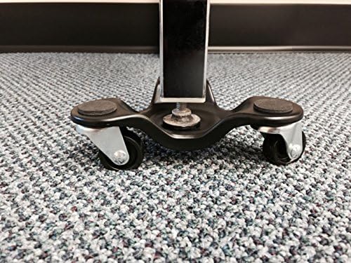 Shepherd Hardware Move-It 9299 6-Inch Steel Tri-Dolly, 200-lb Load Capacity, Black (Pack of 2)