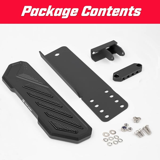 Dead Pedal Driver Foot Rest Pad - Left Side Kick Panel Adjustable Anti-Slip Thickened No Drilling Fit for 2007-2026 Jeep Wrangler JK JL JLU 4xe & Gladiator JT(Black,1 Pack)