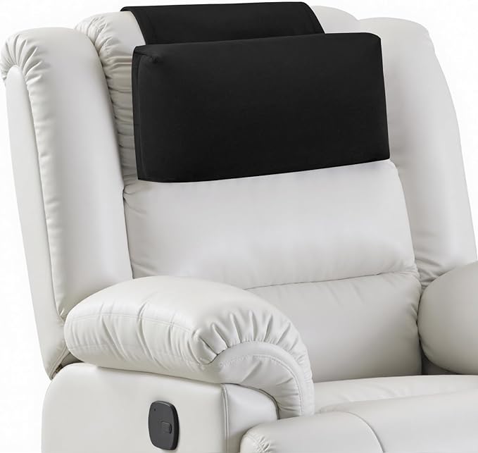 Neck Pillow for Recliner Chair, 14" Adjustable Recliner Pillow for Headrest, Soft Velvet Non-Slip Head Pillow for Recliner, Couch, Chair, Sofa