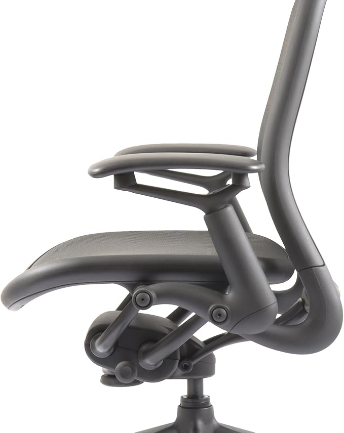 Knoll Chadwick Task Chair - Adjustable Height Upholstered Waterfall Edge Seat, Lumbar Support Backrest, Steel Base, Repackaged Ergonomic Office Chairs, Comfortable Seating Solution
