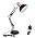PowerKing Metal Swing Arm Desk Lamps, Adjustable Architect Lamp, Black