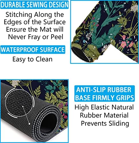 Large Mouse Pad with Wrist Rest, 4-in-1 Wrist Rest for Keyboard and Mouse