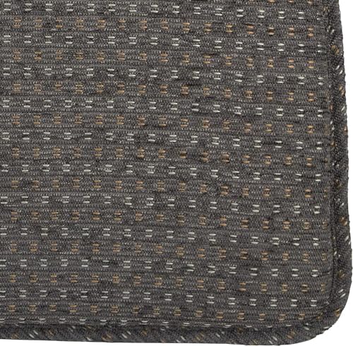 Klear Vu Raindrop The Gripper Non Slip Chair Cushions, Soft & Comfortable Seat Pad, Sitting Pillow for Kitchen, Dining or Office, 8 Count (Pack of 1), 04 Gray