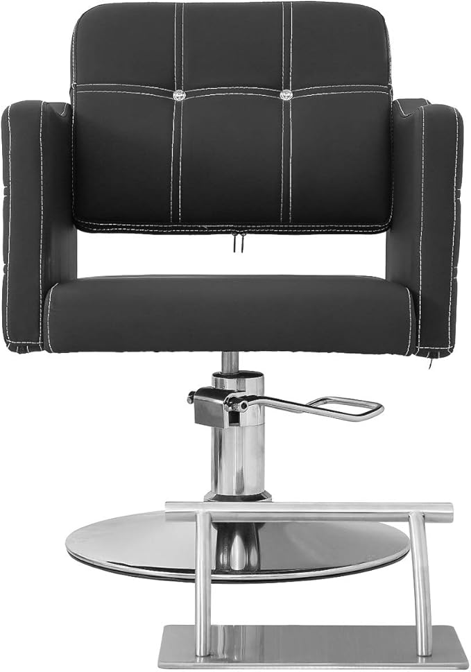 Kaleurrier Stainless Steel Footrest,Professional Mobile Foot Rest,Foot Pedal Parts for Barber Hairdressing Beauty Spa Nail Massage Salon Chairs