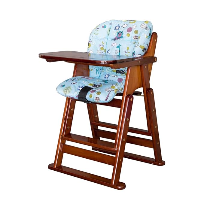 twoworld High Chair Cushion, Large Thickening Baby High Chair Seat Cushion Liner Mat Pad Cover Breathable (Blue Animal)