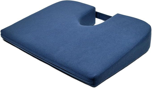 Tush Cush Original Orthopedic Seat Cushion - Navy Fabric
