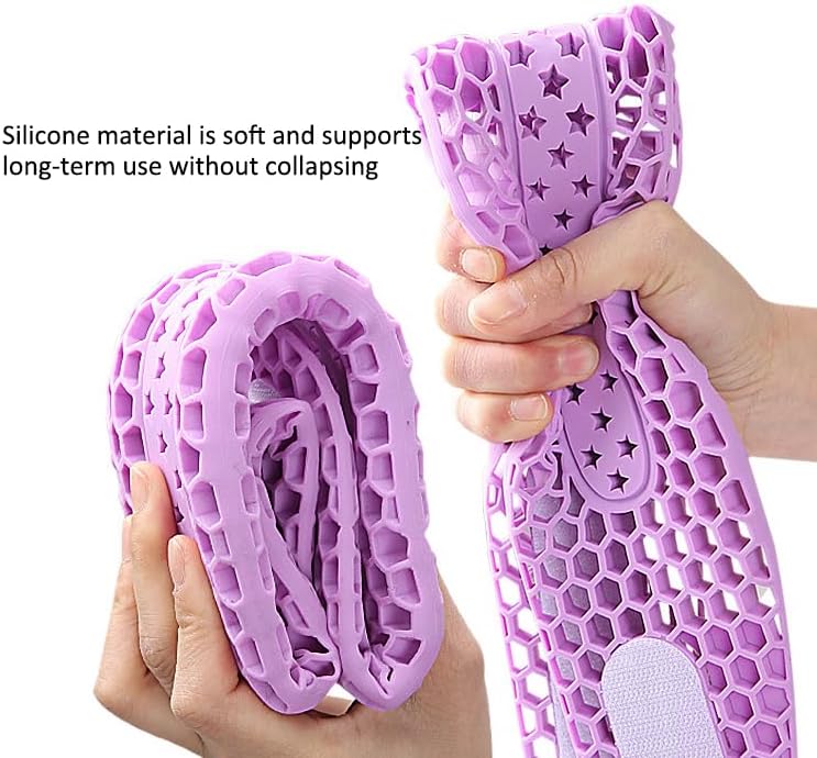 Neck Brace for Neck Pain and Support, Silicone Cervical Collar (Purple)