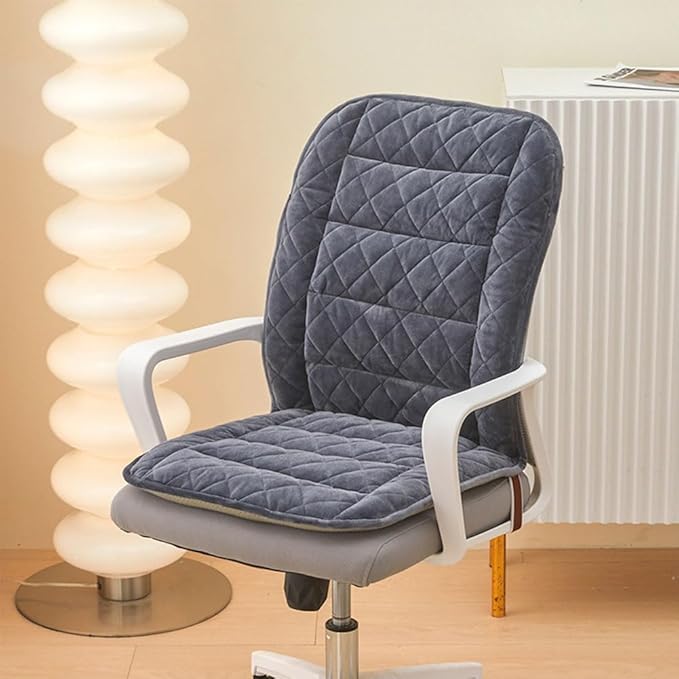 High Back Desk Chair Cushion Non-Slip Rocking Chair Cushions with Ties Office Seat Pads Gaming Seat Pad for Relax and Lazy Buttocks