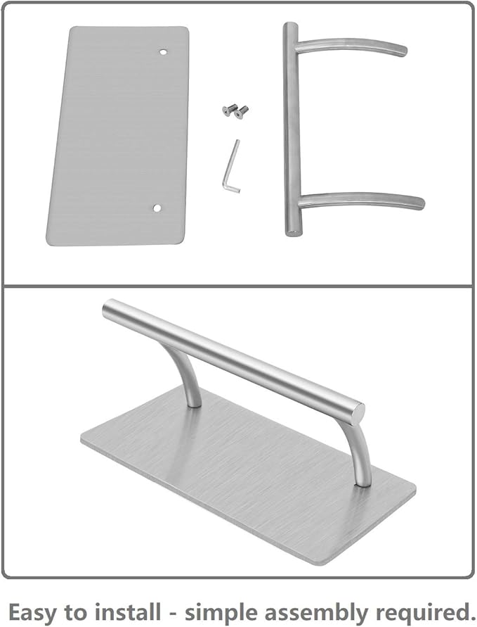 Kaleurrier Stainless Steel Footrest,Professional Mobile Foot Rest,Foot Pedal Parts for Barber Hairdressing Beauty Spa Nail Massage Salon Chairs
