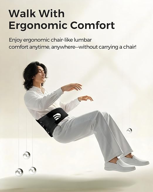 Back Brace for Men & Women - Lower Back Pain Relief, Sciatica Pain Relief, Herniated Disc, Scoliosis - Breathable Back Support Brace with 26° Ergonomic Bionic Curve Support Stays - M