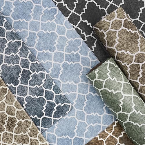 FRESHMINT Kitchen Mat Set of 2, Anti-Fatigue Cushioned Kitchen Mats for Floor, Waterproof Non Slip Comfort Standing Mat, Boho Kitchen Rug for Kitchen Decor, Sink, Office, 17"x30"+17"x47", Sage Green
